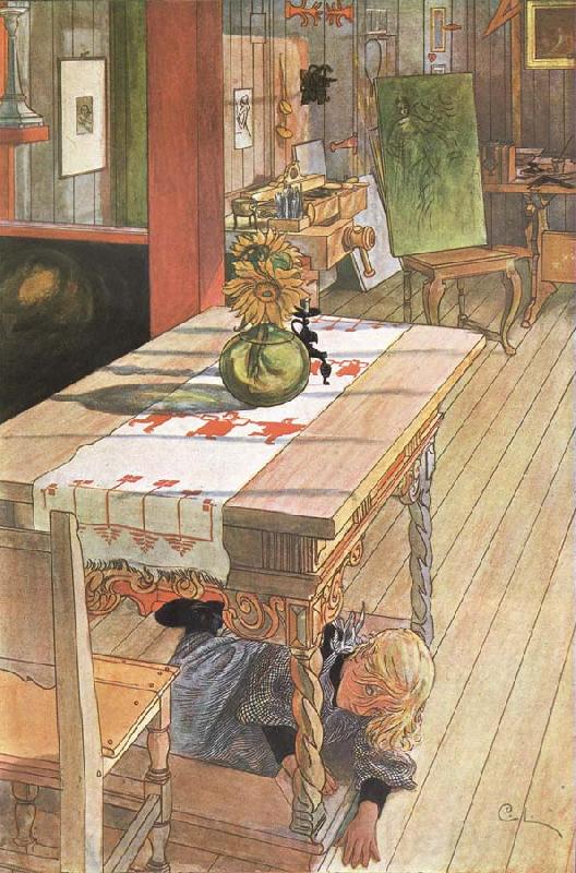Carl Larsson Hide and Seek France oil painting art